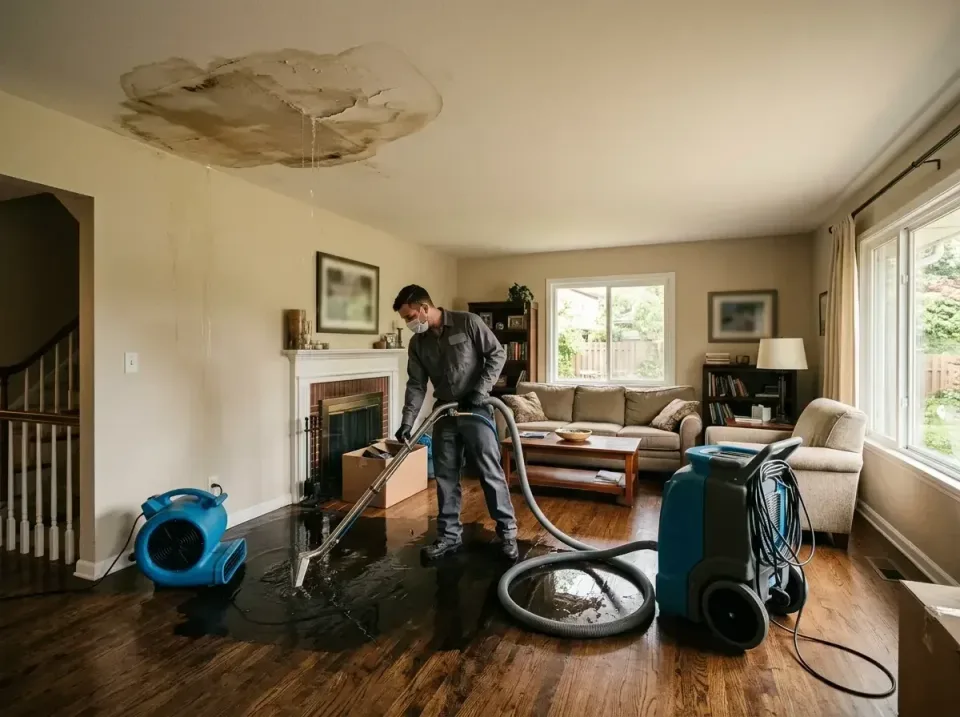 attic-pipe-burst-ceiling-drip-008 — frequently asked questions, Water Damage Restoration & Carpet Care in Des Moines, IA